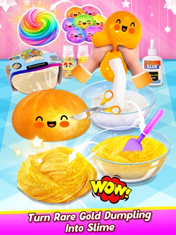 Glitter Dumpling Squishy Slime iPad screenshot