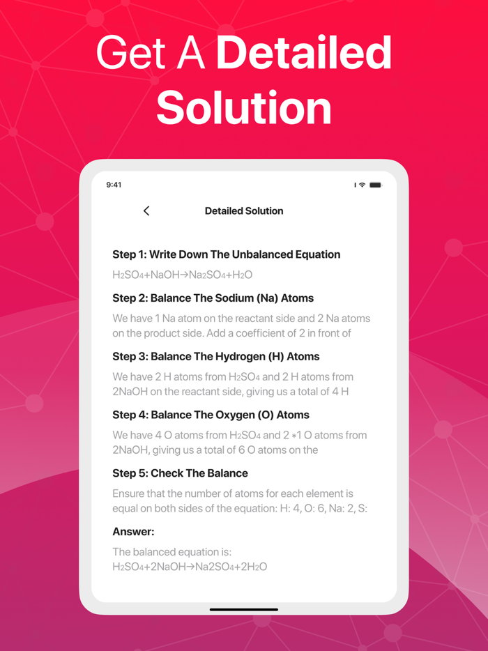 Chemistry Solver Chem Helper