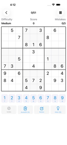 Seven Sudokus Screenshot 2 of 6