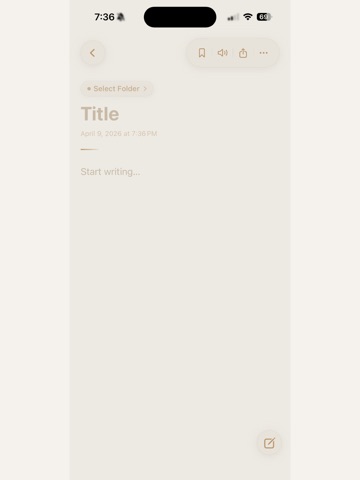 Midad: Notebook & Journal iPad screenshot