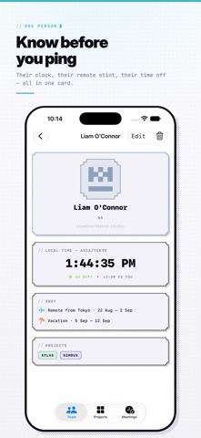 Dayshift: Team Time Zones screenshot