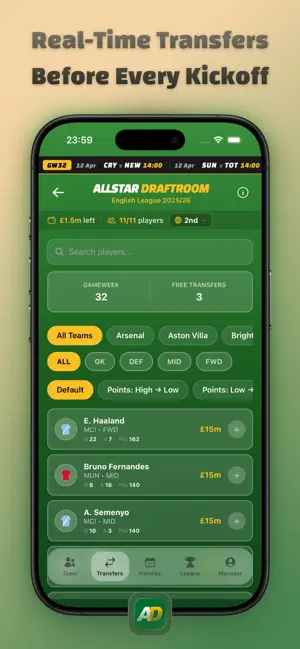 Allstar Draftroom screenshot 2
