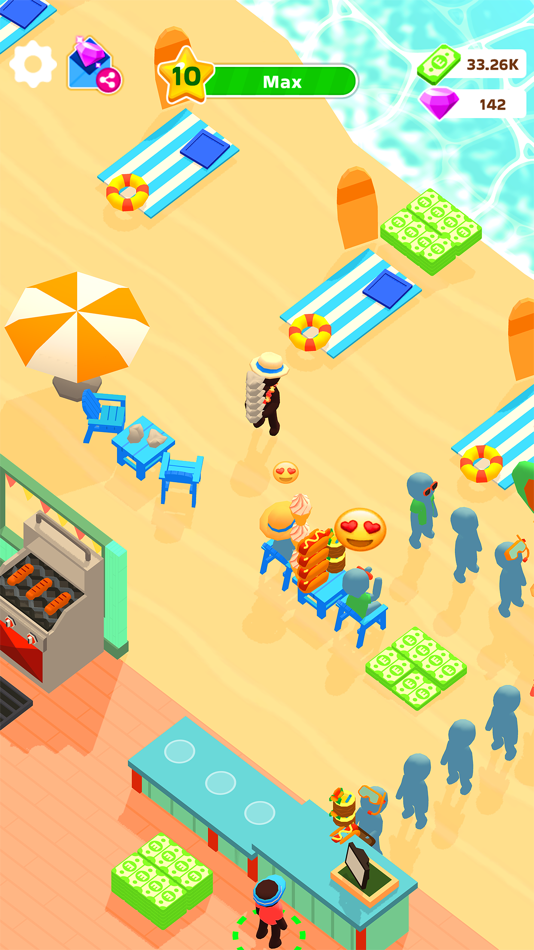 #5. Burger Please! (iOS) โดย: Supercent, Inc.