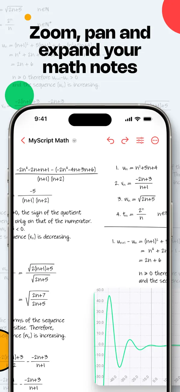 #3. MyScript Math: Solve & Plot (iOS) Ved: MyScript