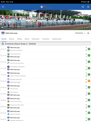 Piłka Lokalna iPad screenshot 2