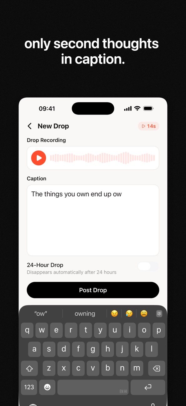 iPhone screenshot