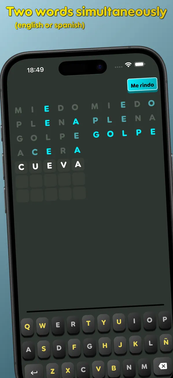 #2. PentaWord (iOS) 作者: Alejandro Lopez Correa