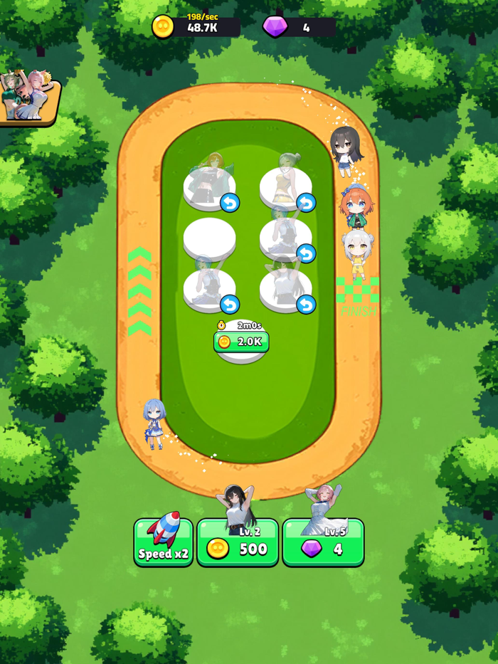 Race Girl  Cutie Merge