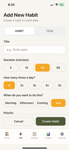 RightNow Focus: ADHD Planner screenshot