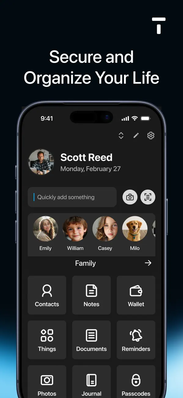 Screenshot #1 pour Thinkspan: AI Life Vault