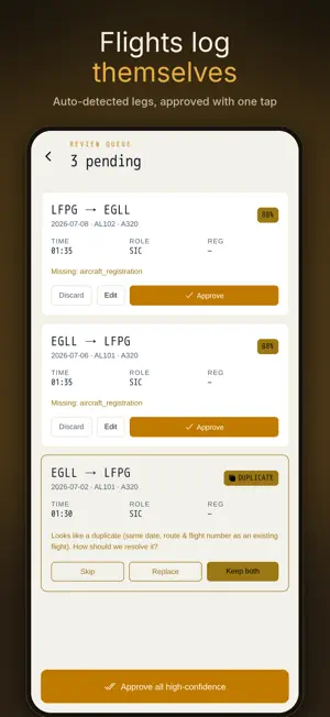 AeroLog: Automated Logbook screenshot 1