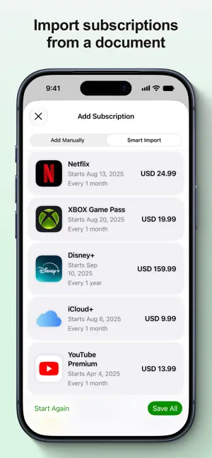 SubManager: Subscriptions screenshot 3