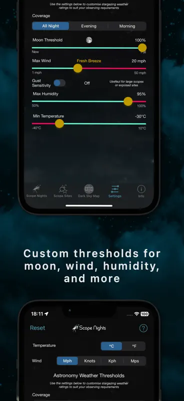 Scope Nights Astronomy Weather screenshot 5 of 7