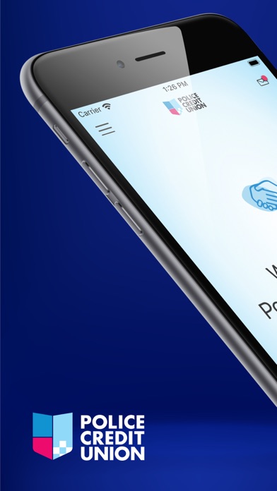 Police Credit Union Banking Screenshot