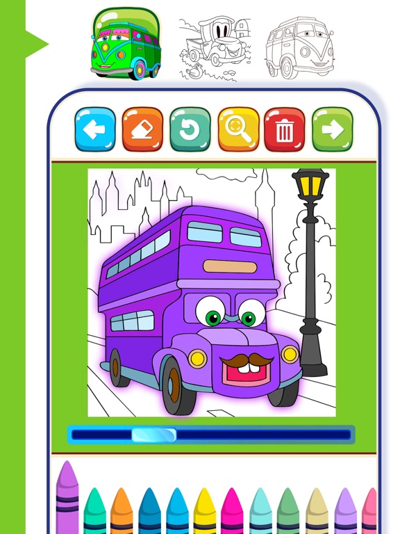 Screenshot #5 pour Coloriages de voitures et voit