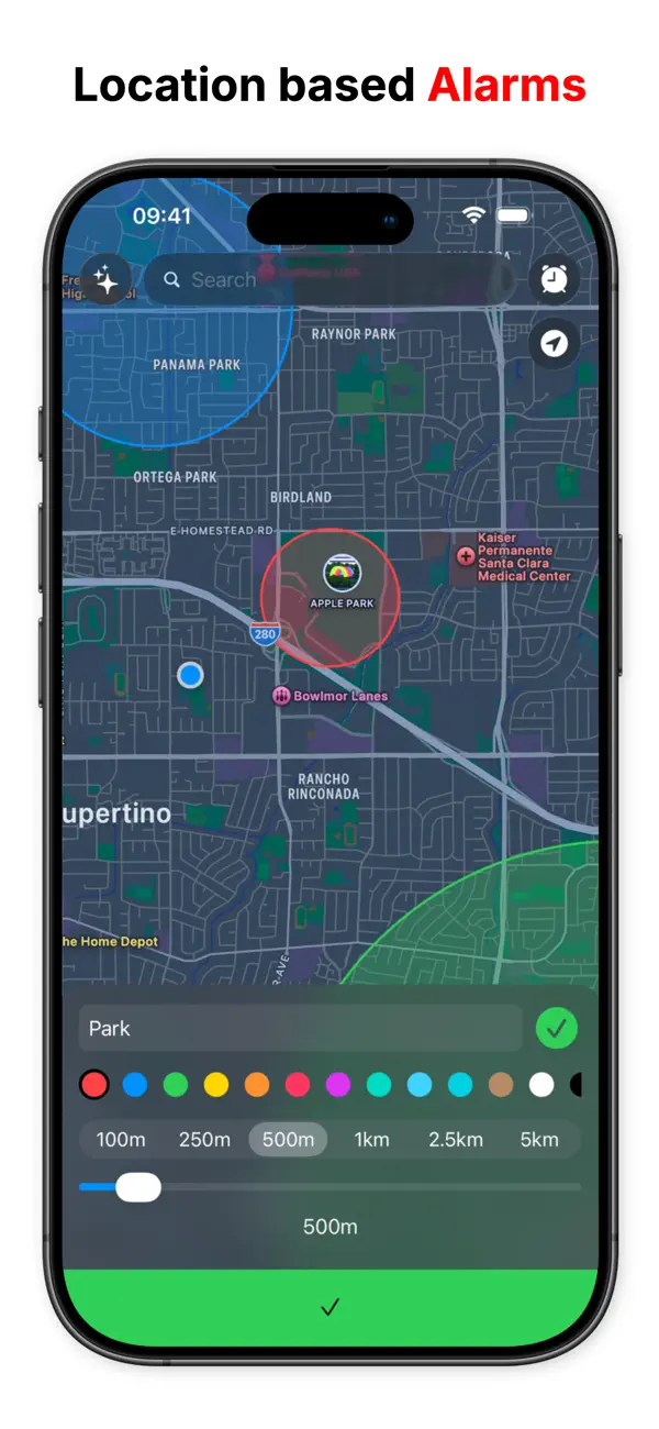 Screenshot #1 pour Localarm - Location Alarms