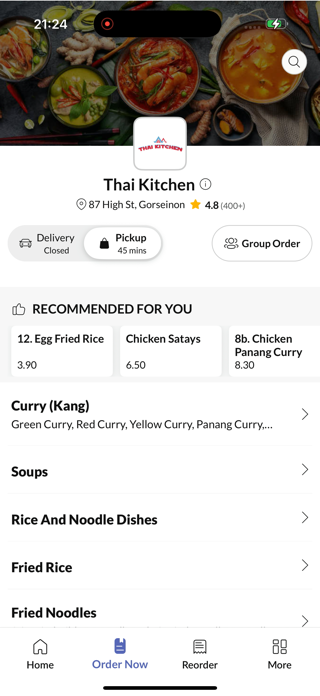 Thai Kitchen. Screenshot 2 of 4