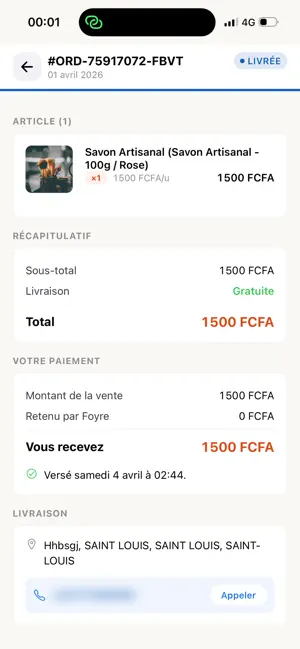 Foyre Vendeur screenshot 1
