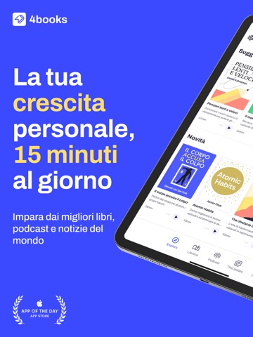 4books: Audiolibri e Podcast iPad screenshot 1