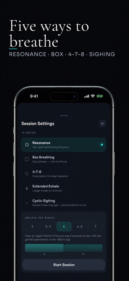 HRV Breathe - Breathwork screenshot 5