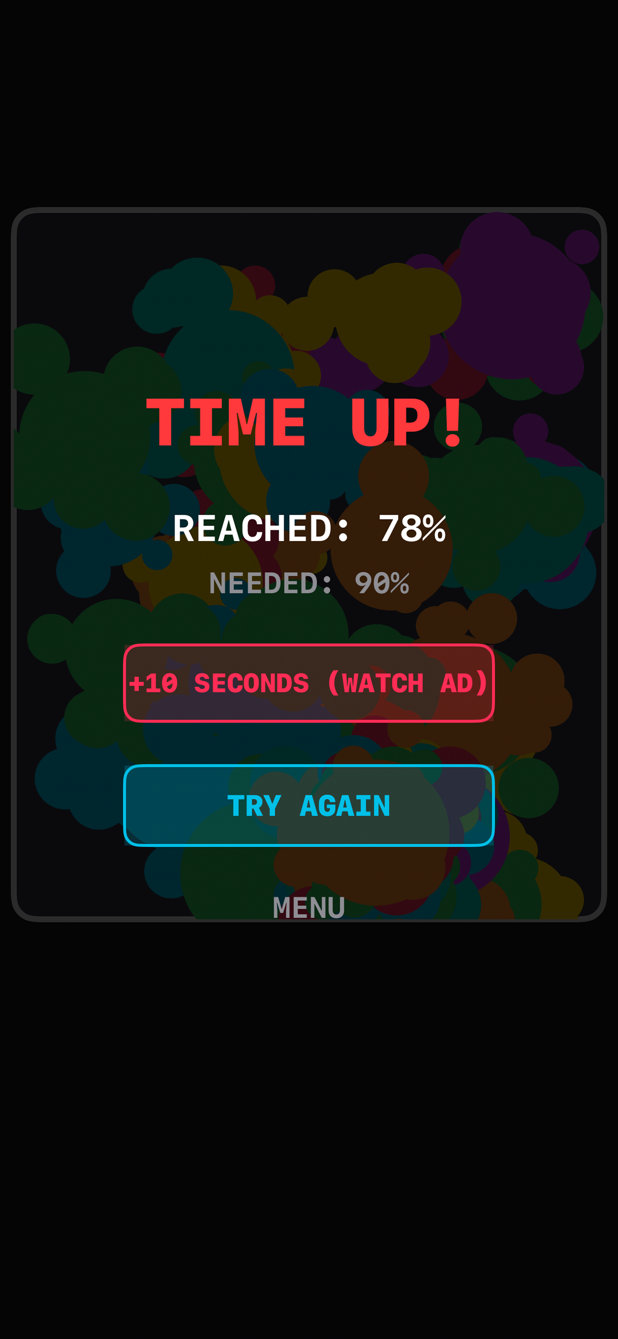 Paint Splash: Neon Color Hit screenshot 3