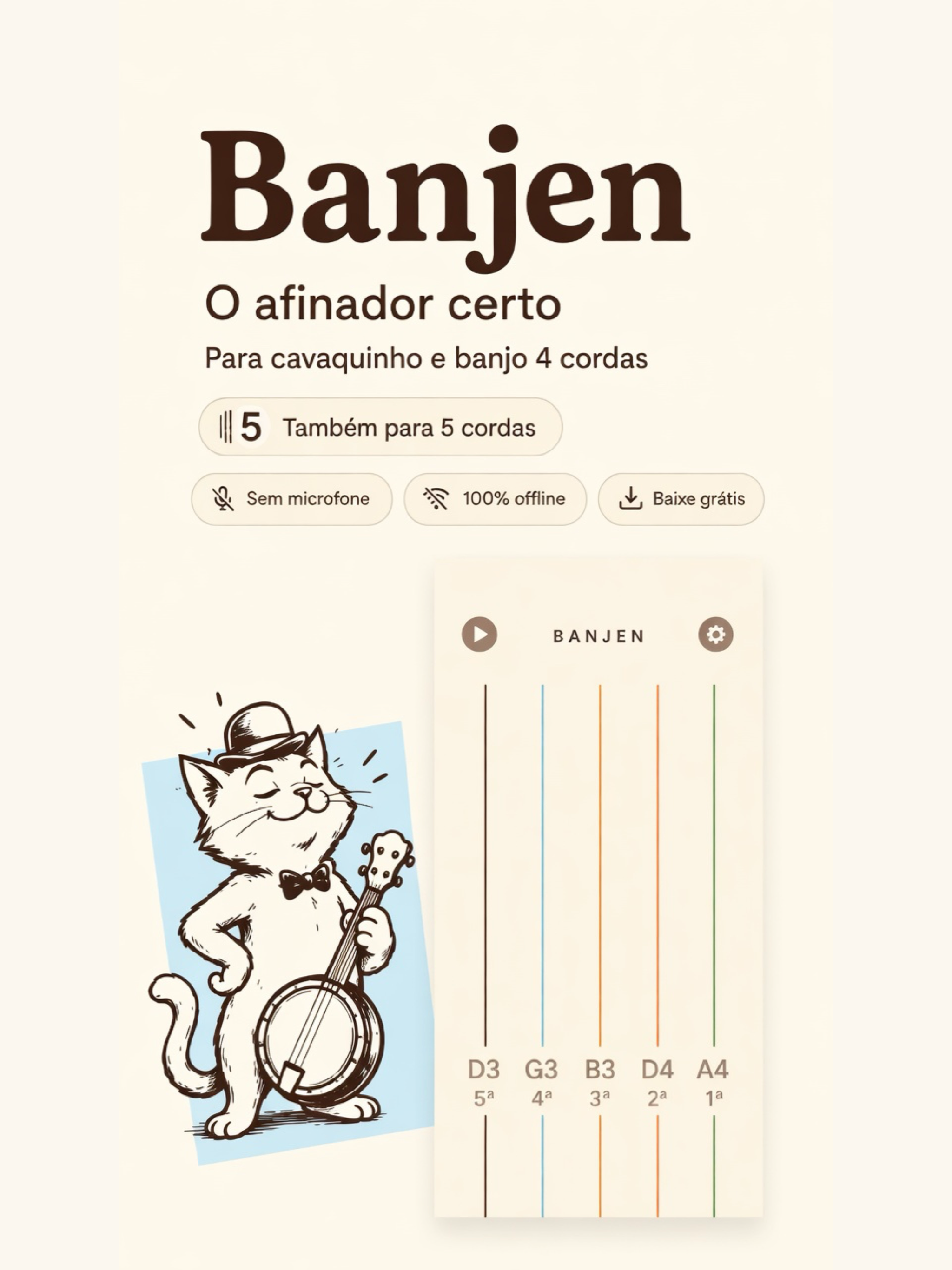 Afinador de Cavaquinho e Banjo screenshot 10