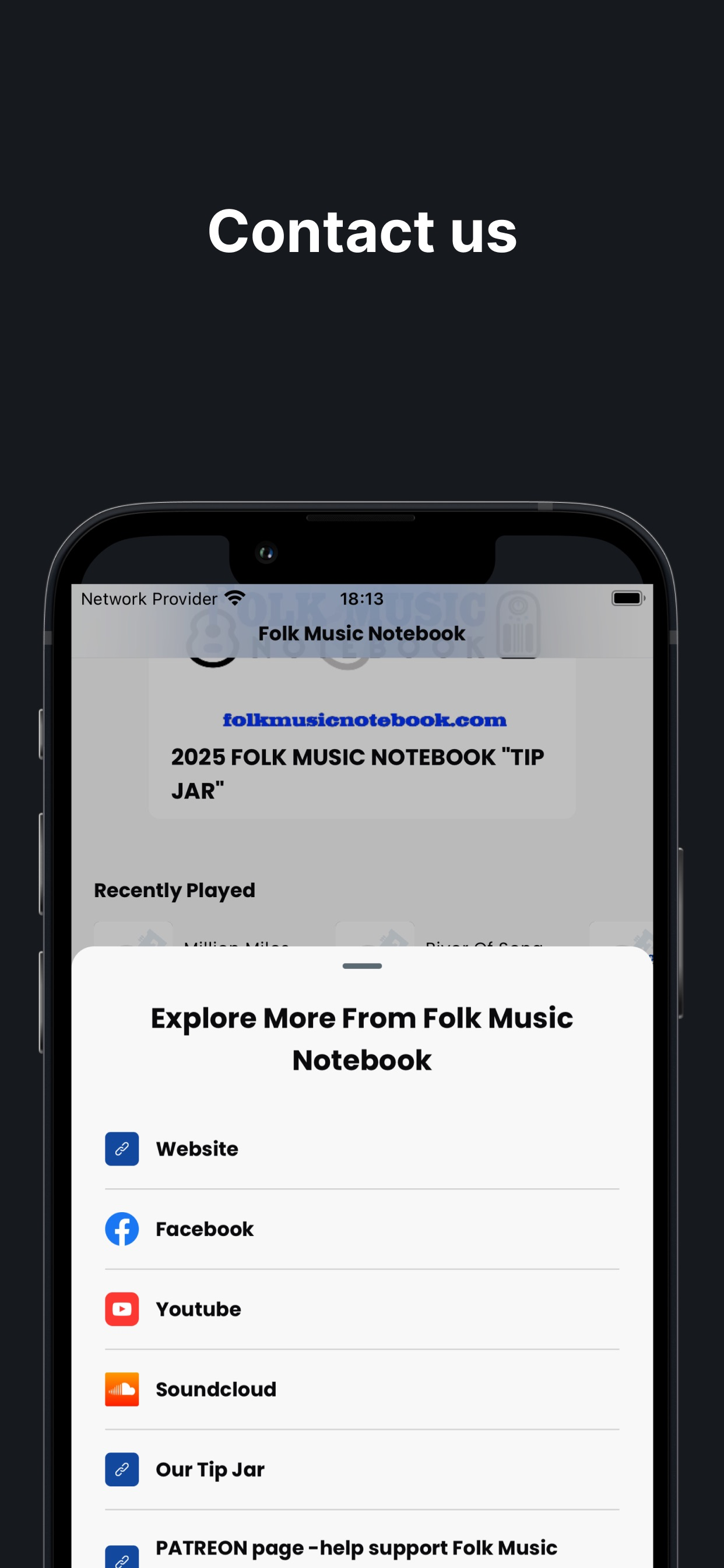 Folk Music Notebook
