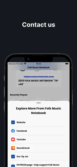 Folk Music Notebook screenshot 3