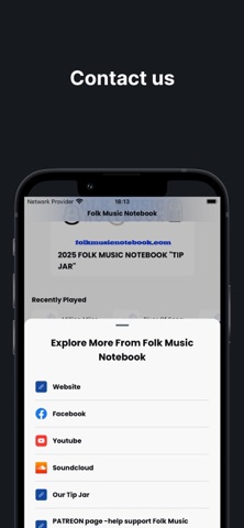 Folk Music Notebook Screenshot 3 of 3