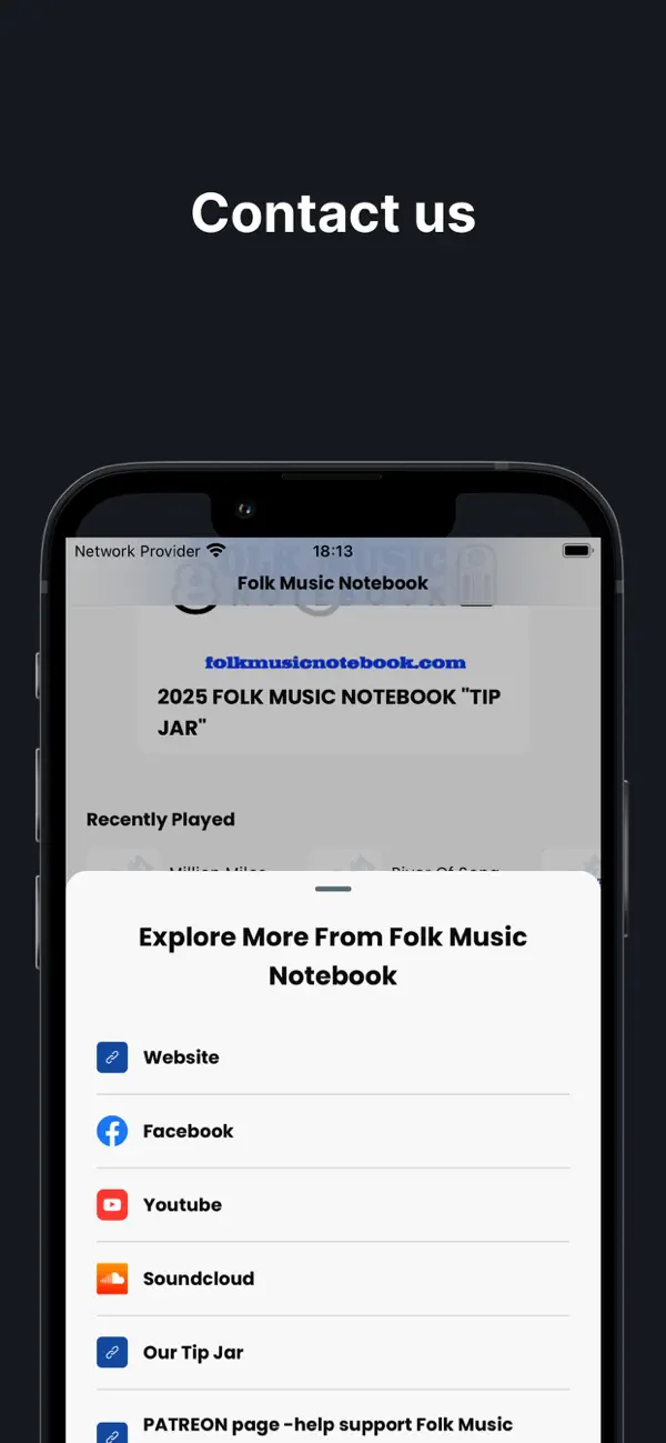 Screenshot #3 pour Folk Music Notebook