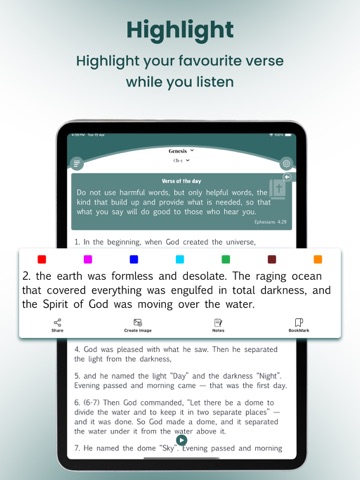 Good News Bible (GNB) Audio* iPad screenshot