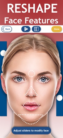 Perfect Face Photo Editor iPhone screenshot