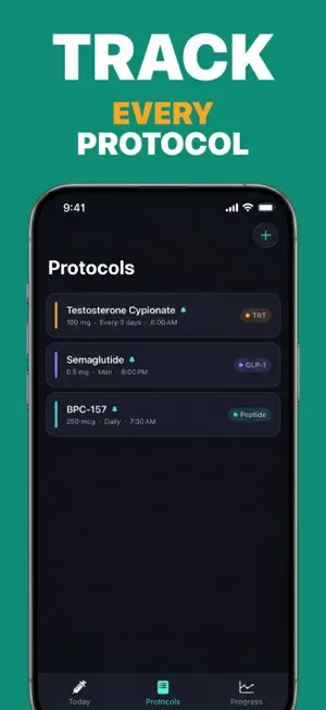 Peptide Tracker: TRT & GLP-1 screenshot 2