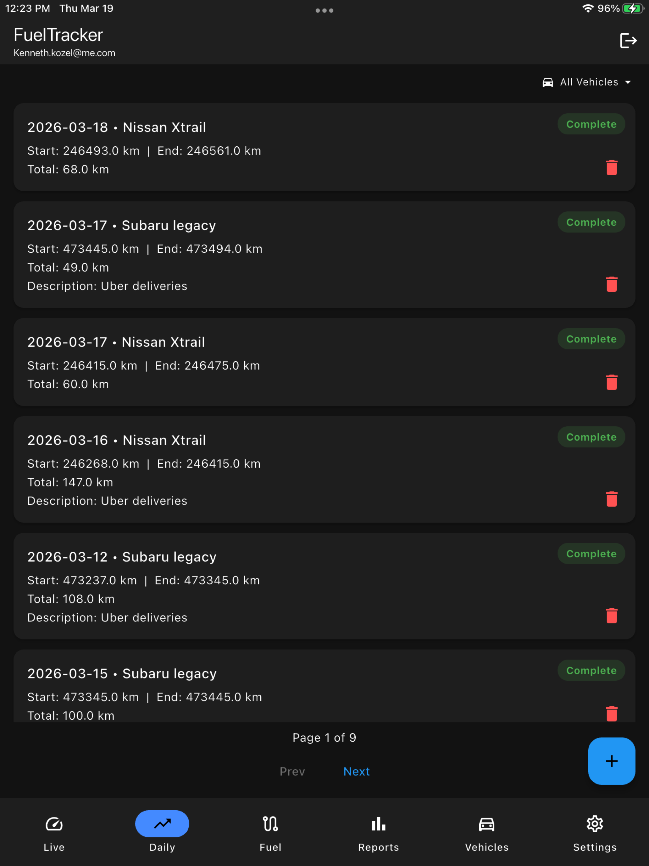 FuelTracker by Rowfuel