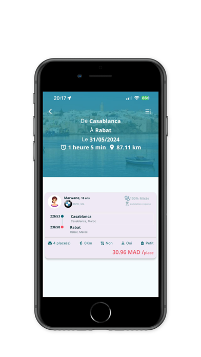 OhVoyage! - Urban carpooling Screenshot