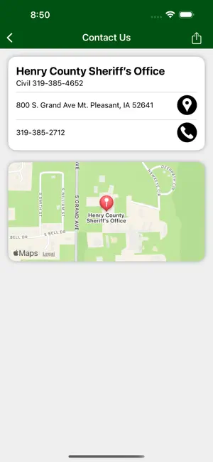 Henry County Sheriff Iowa screenshot 2