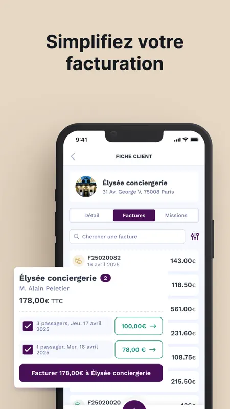 WAY-Partner : Appli chauffeur screenshot 6 of 8