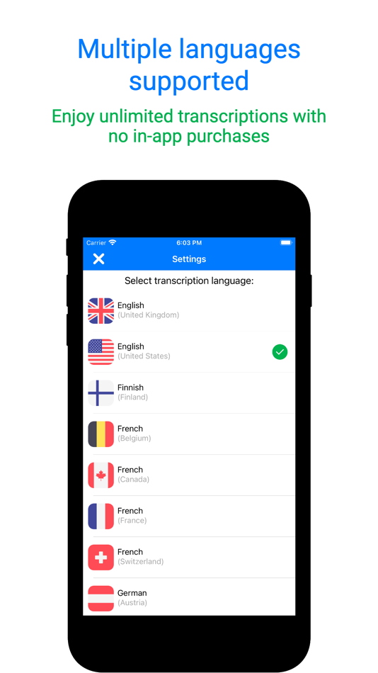 #3. Transcriby - Dictation to text (iOS) 由: Carolina Coronado