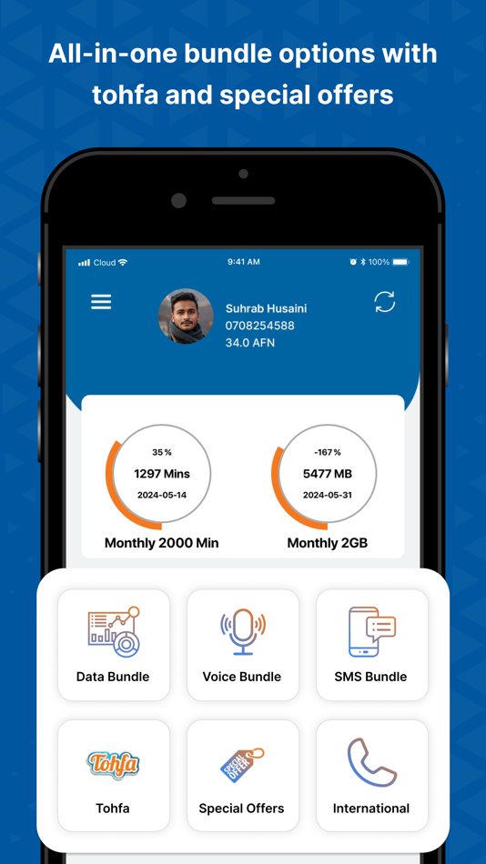 #3. AWCC ASAN App (iOS) Podle: Afghan Wireless Communication Company