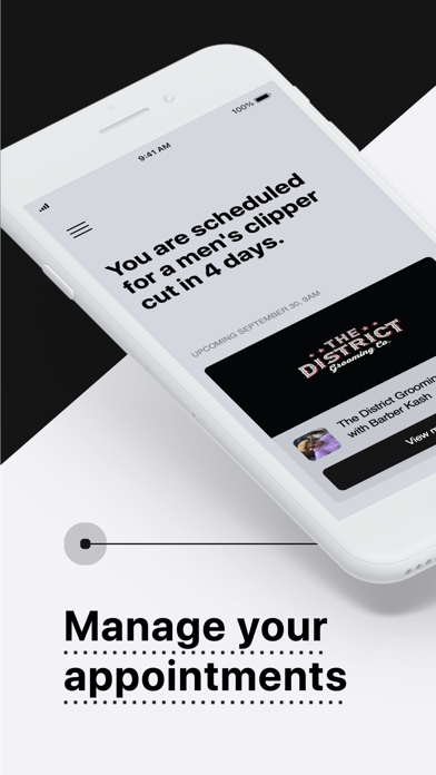 The District Grooming Company iPhone screenshot 2 - Lifestyle app