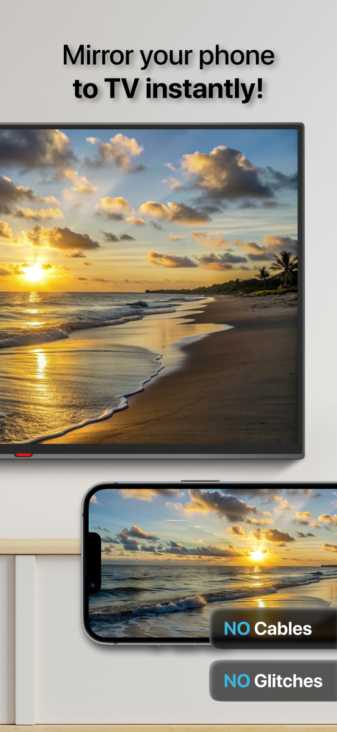 Screen Mirroring  Cast to TV