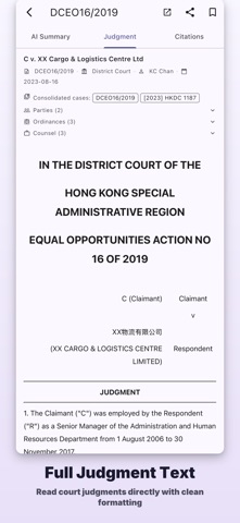 LawHero - HK Legal AI iPhone screenshot