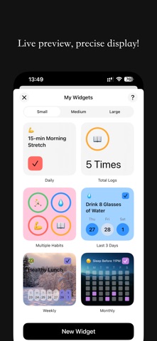 Lilith - Habit Widgets Screenshot 5 of 6