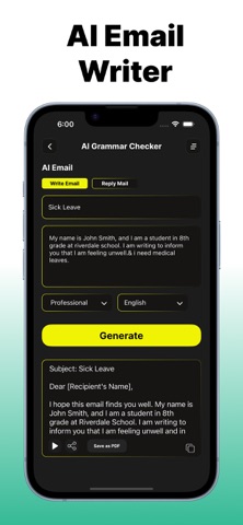 English Grammar Checker ® iPhone screenshot