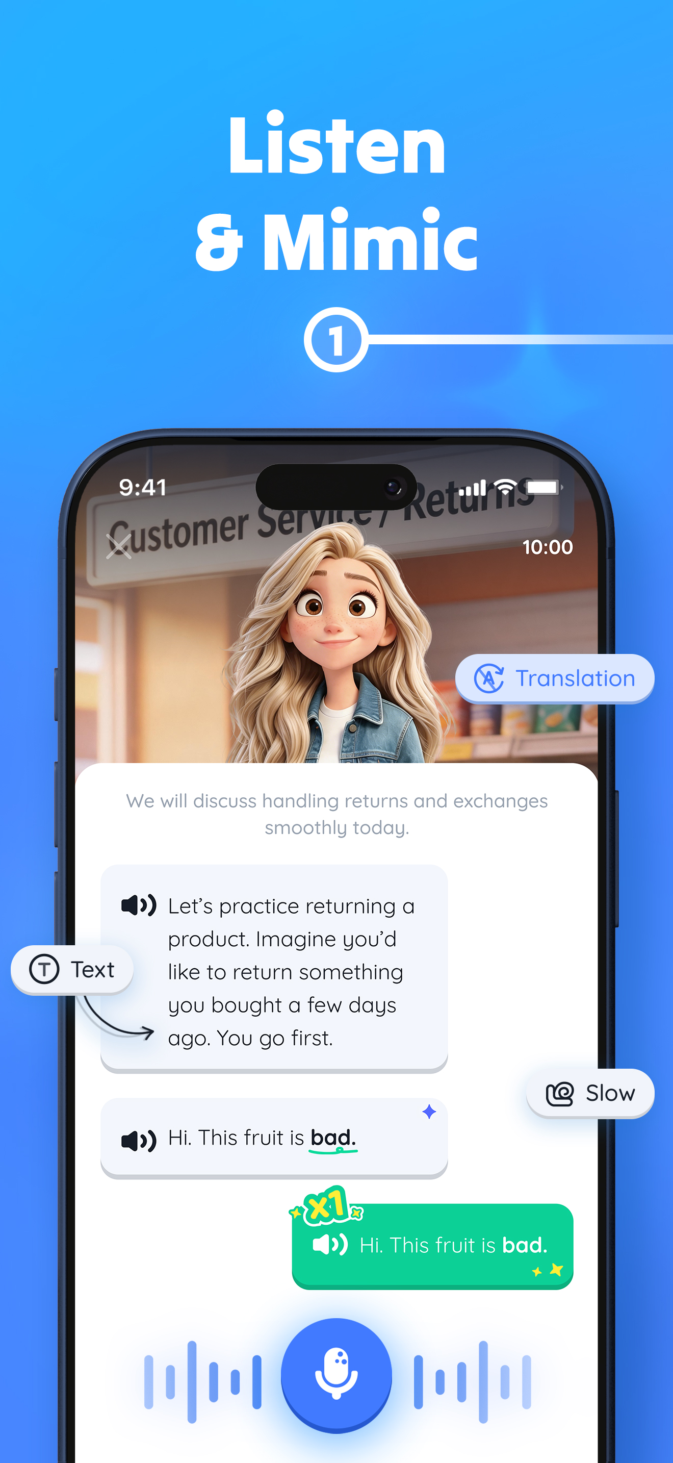Talko: Learn English with AI screenshot 3