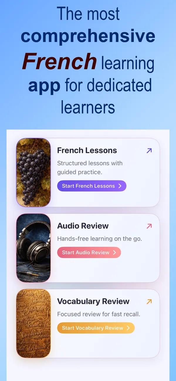Screenshot #1 pour Learn French - Complete Course