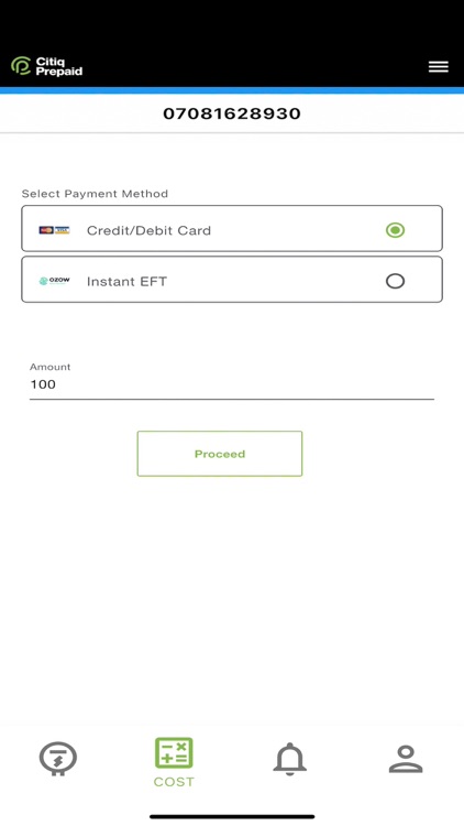 Citiq Prepaid Tenant