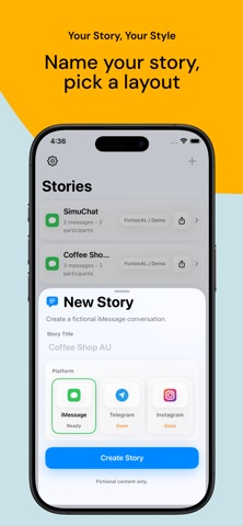 SimuChat：聊天故事视频 screenshot
