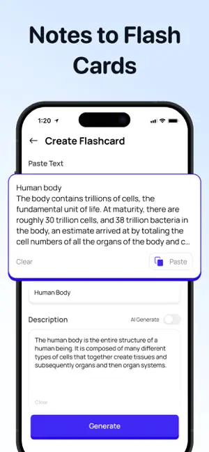 Flashcards Maker AI - Zemli screenshot 3
