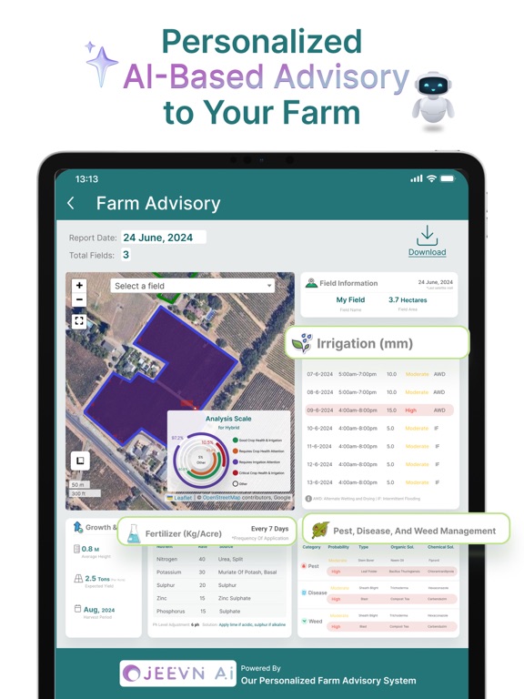 Farmonaut® iPad screenshot 3 - Business app